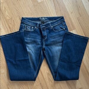Love Nation Blue Boot Cut Jeans Classic Denim
